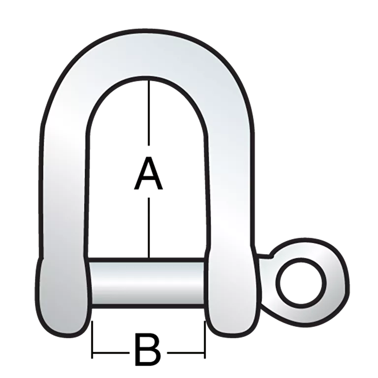 Harken 12mm "D" Shackle High Resistance from GME Supply